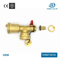 Slinging Surface Brass Air Vent Valve with Drain Valve